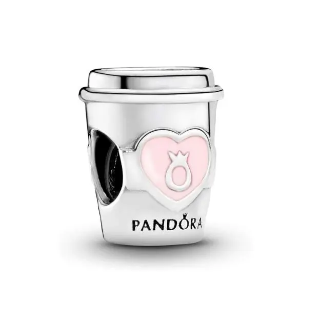 PANDORA Passions Dijes con diseño de bebidas，Viene con embalaje de caja de regalo original. - 1