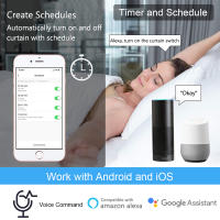 Módulo deInterruptor Para Cortina Inteligente Tuya Smart Life Control Remoto De Blinds Rollos Y Cortina RF+WiFi App Timer Google Home Alexa Echo Para Hogar Inteligente - details 13