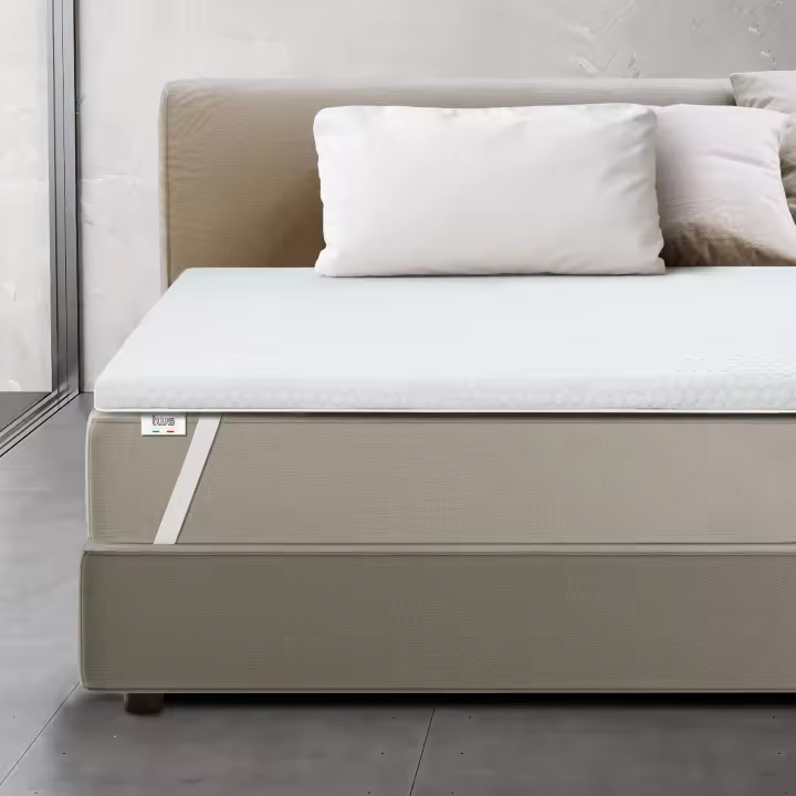 The White Stone Topper Viscoelastic Memory Foam H5 | Corrector de colchón | Topper colchon con Funda extraible | Supercolchon Antibacterian y antimicótico - 1