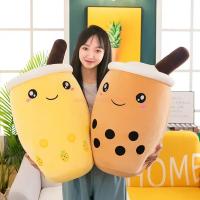Almohada De Té De Burbuja Gigante 22-70cm Peluche Squishy Con Boba Bebida De Frutas Y Helado Decoración Para Regalo - details 0