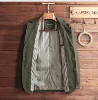 Nueva Chaqueta De Estilo Italiano Para Hombre plus Size Elegante Y Casual Con Tres Botones Cuello En V Para Negocios - details 8