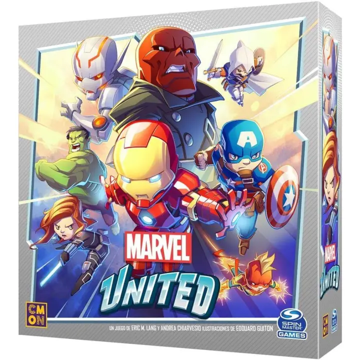 CMON | Marvel United | Juego de Mesa Cooperativo de Estrategia para Adultos y Familias | A Partir de 10 Años | De 1 a 4 Jugadores | 40 Minutos por Partida | Español - 1