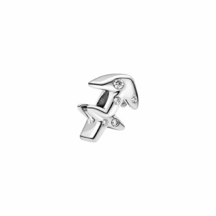 Charm Pandora Signo Zodiaco Sagitario circonitas transparentes - 1