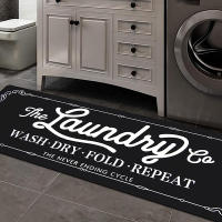 Alfombra De Piso De Veludo Cristal Clásica Absorbedora De Agua Antideslizante Para Cocinas Y Lavanderías Tamaño Rectangular - details 6