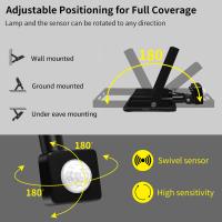Fresnel De Inundación 30W Con Sensor De Movimiento Lámpara De Calle Para Jardín Iluminación Exterior Para Garage 6000K Luz Fría LED 240V - details 6
