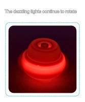 Juguete Para Niños 1 Pcs Luminoso Lotus Top Giratorio Con Destrucción De Luz Multicolor Mini Giroscopio Flash De Plástico ABS - details 2