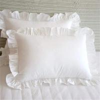 Funda De Cojín Princesa Europea Con Volante Decorativa De Algodón Cierre Invisible Para Decoración Del Hogar Y Cama - details 0