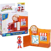 Marvel Spidey y sus increíbles amigos City Blocks Spidey Pizza Parlor Hasbro F8360 - details 0