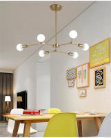 Lámpara Colgante De Hierro Nórdica Para Sala De Estar Dormitorio Comedor Restaurante Iluminación Ceiling Light AC110-240v - details 4