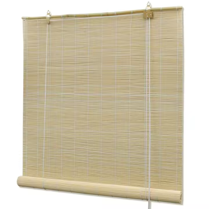vidaXL Persianas enrollables de bambú natural 80x160 cm - 1