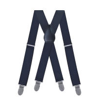 Suspenders Ajustables Para Hombres Y Mujeres 2.5cm X-Back 4 Clips Cinturones Elásticos Para Camisa Y Pantalones Regalo Para Padre Y Esposo - details 0
