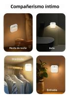Lámpara Nocturna LED Con Sensor De Movimiento Recargable 1-4 Pack Adhesiva Y Magnética Para Dormitorio Escaleras Armario Cocina - details 12