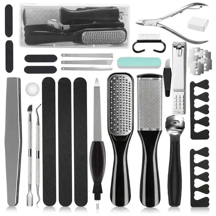 Set De Manicura 26pcs Kit De Cuidado De Uñas Con Pincel Y Pluma De Arte De Uñas Accesorios Para Uñas JEARLYU - 1