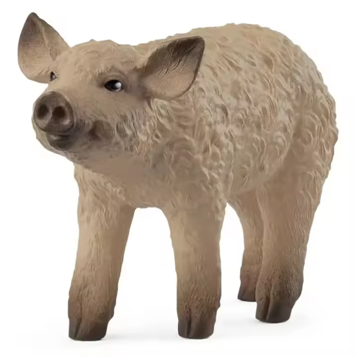 Figura cerdito lanudo Farm World SCHLEICH 14893  colección - 1
