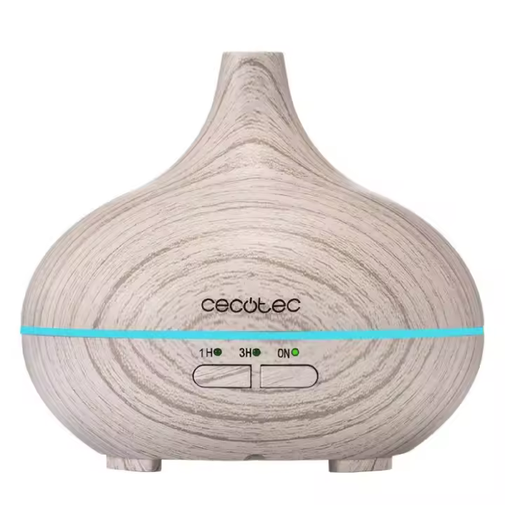 Humidificador Cecotec Pure Aroma 150 Yang White Depósito de 150 ml, 7 colores LED, hasta 10 m² - 1