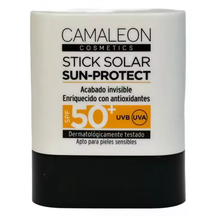 Stick solar SPF50 Protector solar sólido (acabado invisible) de Camaleon Cosmetics - 1