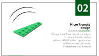 Bloques De Construcción Compatible Con Legos Wange63Pcs/lot 54384 Placa De Ángulo Izquierda 3x6 Piezas De Plástico ABS Para DIY Accesorios De Color Unisex Para Adultos Y Niños - details 5