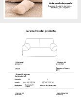Descubre El Sofá Suave y Mullido para Mascotas: Ideal para Gatos y Perros Pequeños y Medianos, with Material Antimecánico, Diseño Ergonomico y Facilidad de Limpieza - details 5