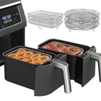 Rack Plegable Para Horno Air Fryer De 3 Camas Acero Inoxidable 304 Accesorios Para Asador Y Olla Express Adaptador Universal - details 4