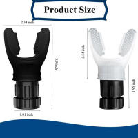 Dispositivo De Ejercicio De Respiración 1 PC Con Resistencia Ajustable Para Mejorar La Capacidad Pulmonar Y La Fuerte Abdominal Material ABS Entrenamiento Cardiovasculares - details 7