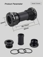 Evosid BB86 92 Juego De Eje De Bicicleta Pressfit Thread 24mm Cerámica Sellada Para Mountain Bike Y Carretera Material Aluminio - details 2