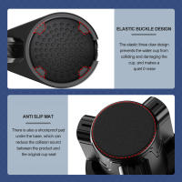 Soporte De Taza Para Coche Con Bandeja Ajustable Y Giratorio De 360 Grados Multifuncional Expansor De Mesa Para Comer En Coche - details 6