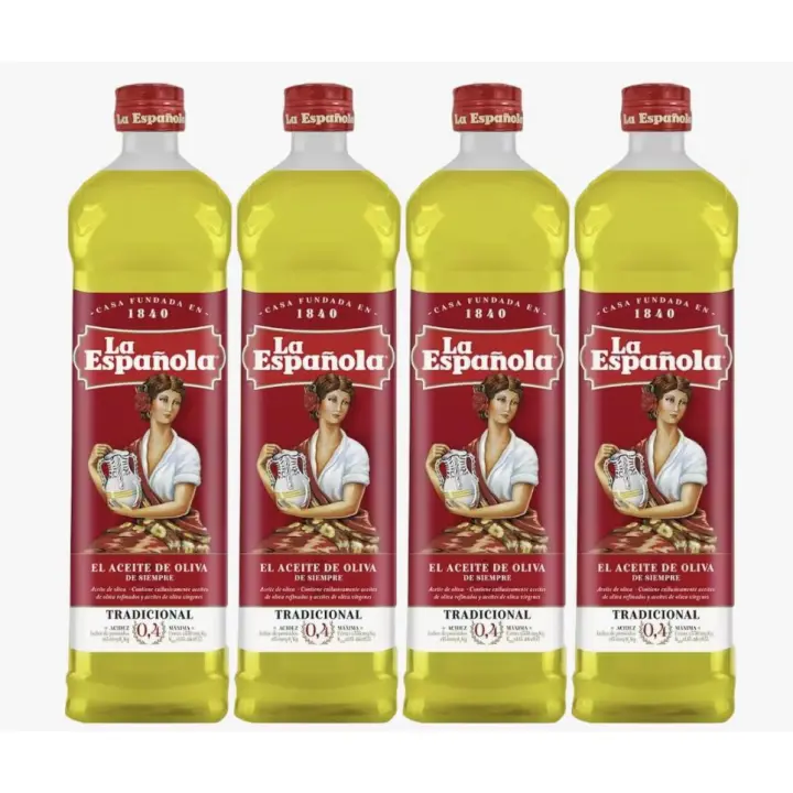 la Española suave 0,4º botella 1 litro* 4 botelles  Aceite de oliva - 1