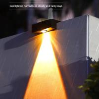 Luces LED solares de 2 piezas para exteriores, lámpara de pared superbrillante, impermeable, alimentada por energía Solar, para jardín, balcón, patio, escaleras, farola - details 4