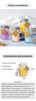 Pack de 6 a 30 unidades de velas aromáticas para regalar, Velas de colores en vaso de cristal, regalos para invitados boda, Velas bautizo, Detalles para invitados boda, detalles bautizo invitados, Regalantes.com - details 0