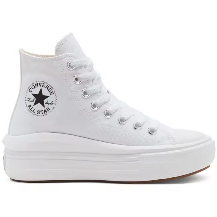 Zapatillas marca Converse modelo 568498C para mujer en color blanco - 1