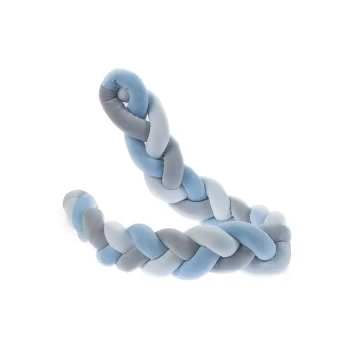 Trenza Cuna 150cm rosa o azul Interbaby color a elegir - 1