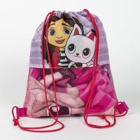 Mini Mochila Infantil Preescolar La Casa De Muñecas De Gabby + Toalla Gabby Para Playa + Gorra Gabby  - Cerdá - details 7