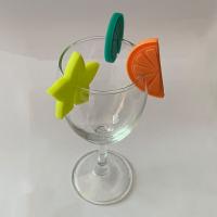 Set Creativo De Marcadores De Bebida Para Vino Y Cocteles Con Pegatinas Para Cristales Y Tazas De Vino Tamaño Pequeño Color Rojo - details 21