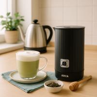 Espumador de Leche Eléctrico Jocca Elegance 5 Funciones – Calienta y Espuma con o sin Calor – 300ml Calentador / 150ml Espuma – Revestimiento Antiadherente Inox SUS304 – Conector Strix – Accesorios Extraíbles – Base Antideslizante - details 1