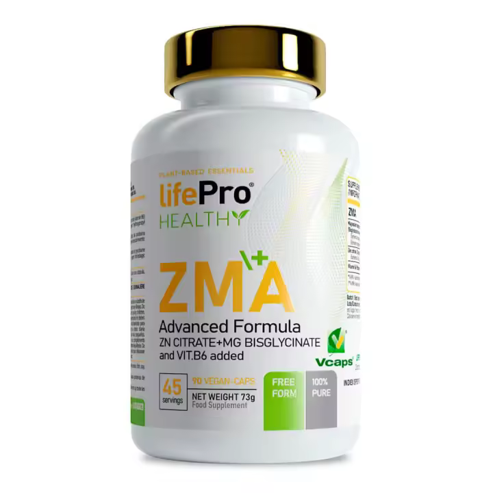 LIFE PRO NUTRITION HEALTHY ZMA 90 CAPS  Aumenta la Masa Muscular  Favorece el estado Anabólico - 1