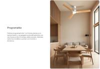CREATE - Ventilador de techo 40W silencioso con luz LED, Ø132 cm o Ø152 cm - WIND MODERN - details 5