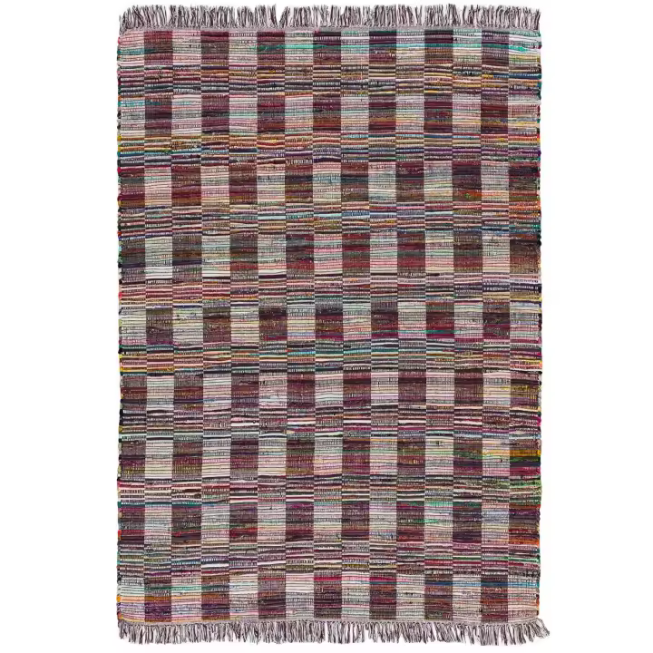 ATTICGO Alfombra de Interior Estilo Geométrico en Multicolor - Recraft 688 | 60X090, 120X160, 150X220 cm - 1