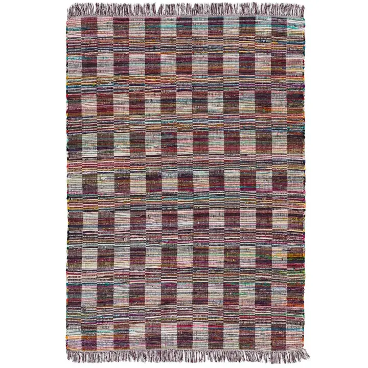 ATTICGO Alfombra de Interior Estilo Geométrico en Multicolor - Recraft 688 | 60X090, 120X160, 150X220 cm - 1