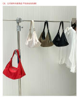 Nueva Bolsa De Hombro Para Mujer En Color Sólido Sencillo Con Cierre De Cremallera En Nylon Para Comunicación Armpit Bag - details 5