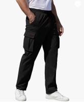 Pantalones De Trabajo Rectos Y Sueltos Para Hombre Estilo Americano Primavera Otoño Pantalones Amplios De Pierna Cierre Elástico - details 1