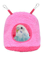 Casa De Pájaro Invierno Caliente Para Periquito De Poliéster Plush Accesorios De Jaula De Mascotas Pequeñas Cueva Colgante Sillín De Sueño - details 5