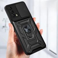 Funda De Cámara Deslizante Para OPPO A74 A54 4G 5G Con Anillo Magnético Y Protección Antichoque Armadura Para A57 A77 A55 A58 - details 4