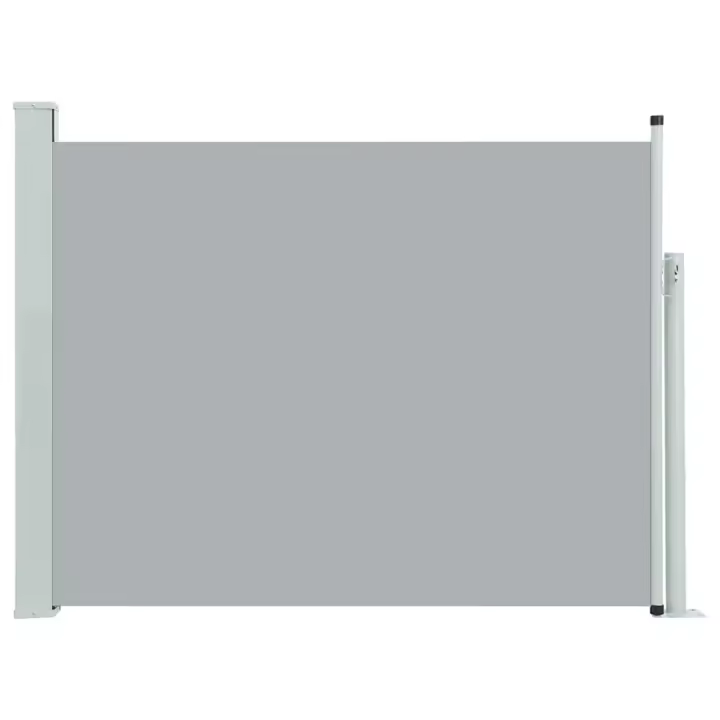 Toldo lateral retrácthil de Jardín gris 140x500 cm - 1