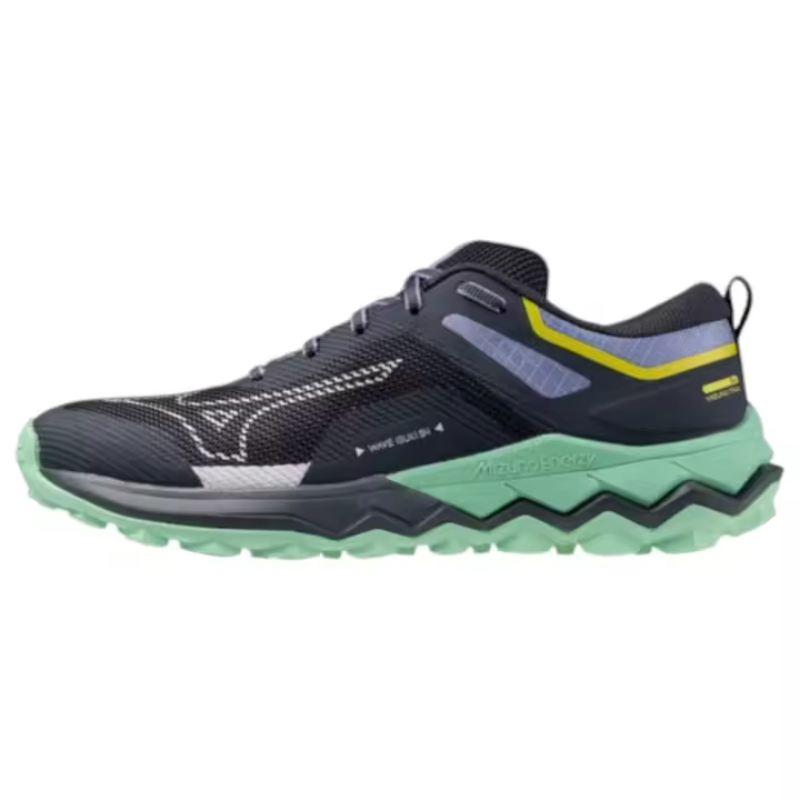 Zapatillas Mizuno Wave Ibuki 4 Azul Grisaceo Verde Gris J1Gk2273-31 Trail Running Mujer - 1