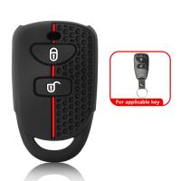 Funda De Llave De Coche En Silicona Para Hyundai Kia Elantra Sonata Accent Tucson Santa FE Carens 2007-2011 Protección Duradera - details 2