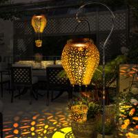 Lámpara Solar Led De Globo Caliente Para Jardín Exterior Luz De Camino Estilo Artesanal Metal IP55 Fuente De Energía Solar - details 0