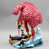 Figura De Acción One Piece Donquixote Doflamingo Vs Luffy 21cm PVC GK Estatua Modelo De Colección Decoración Para Escritorio Juguetes - details 5
