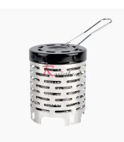 Mini Estufa De Gas Portátil Para Camping Resistente Al Desgaste Acero Inoxidable Cubierta Calentadora Para Exteriores - details 15