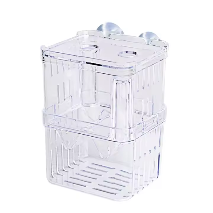 Nueva Incubadora De Peces Paon Azul En Acrílico Caja De Cría Acrílica Para Acuarios Tropicales Separador De Betta Tank Spawner Alec - 1