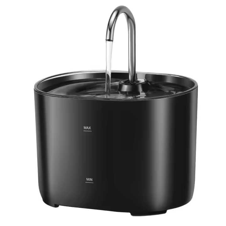 EasySpeed Fuente de Agua para Gatos con Bomba Ultra Silenciosa - ≥20dB - Capacidad 2.2L - Filtro de Carbono Activado - Diseño de Grifo - Fácil de Limpiar - Incluye 2 Juegos de Filtros - 24 Horas - 1